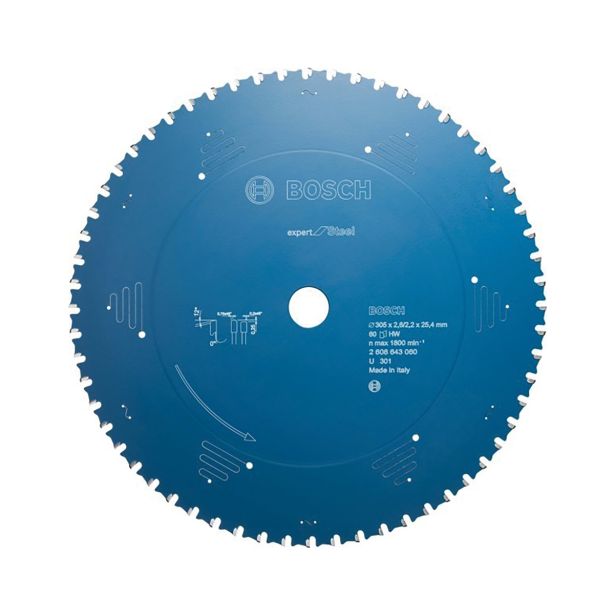 LIST ŽAGE ZA KOVINO BOSCH 305X25.4X2.6 60 ZOB