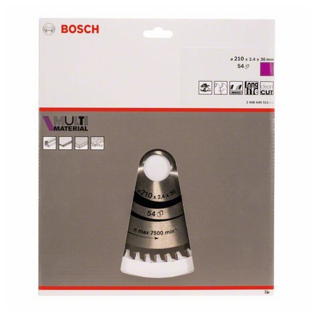 LIST ŽAGE ZA LES WIDIA BOSCH 210X2.4/1.8X30 54 ZOB