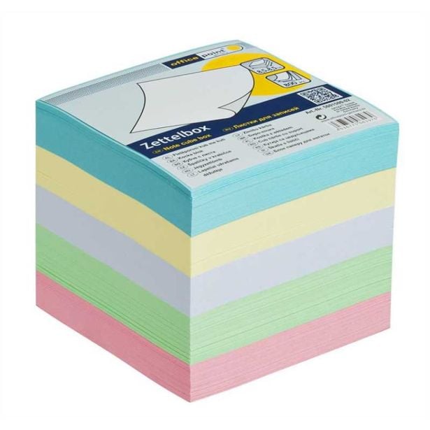 LISTIČI OFFICE KOCKA BARVNA LISTIČI 9X9 5601500-02