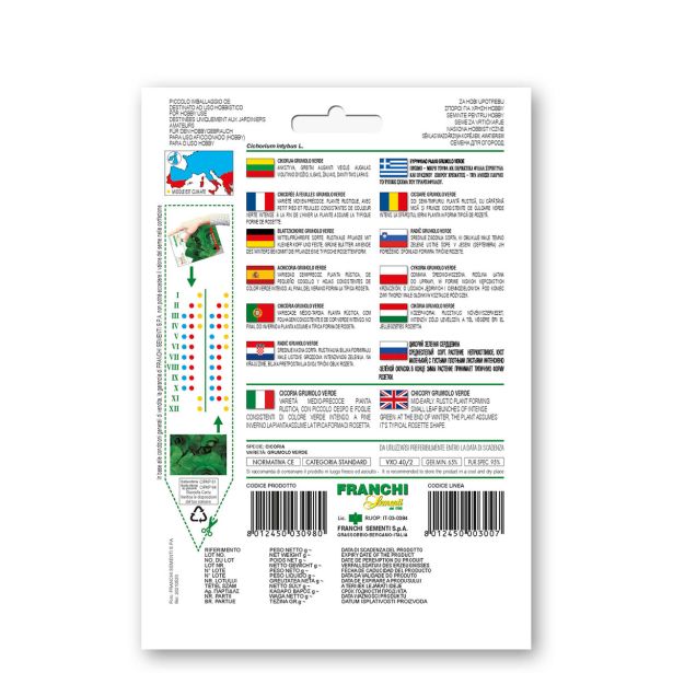 LISTNA ZELENJAVA FRANCHI SEMENTI RADIČ GRUMOLO VERDE