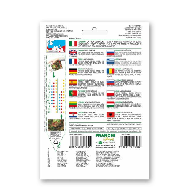LISTNA ZELENJAVA FRANCHI SEMENTI SOLATA UBRIACONA