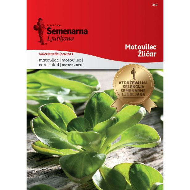 LISTNA ZELENJAVA SEMENARNA MOTOVILEC ŽLIČAR 458 MALA VREČICA