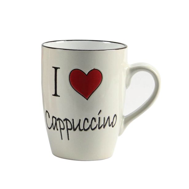 LONČEK 315 ML SRCE RAZLIČNI BARVNI VZORCI