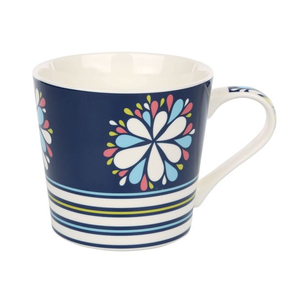 LONČEK 380 ML LEAVES RAZLIČNI BARVNI DEKORJI