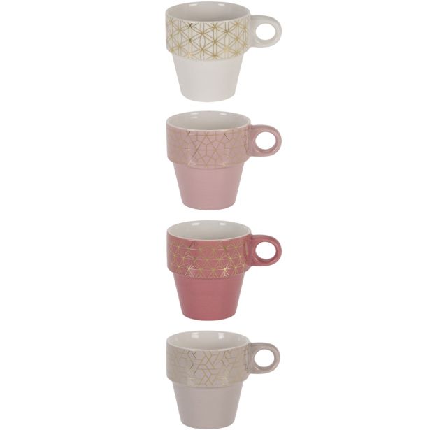 LONČEK EH LONČKI 4/1 320ML RAZLIČNI NEWBONE PORCELAN STOJAL