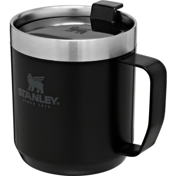 LONČEK ZA KAVO STANLEY CAMP MUG 0.35L ČRNA