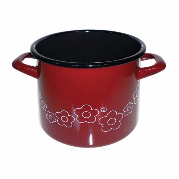 LONEC BIVA 22 CM 7 L CVETKA BREZ POKROVA BORDO