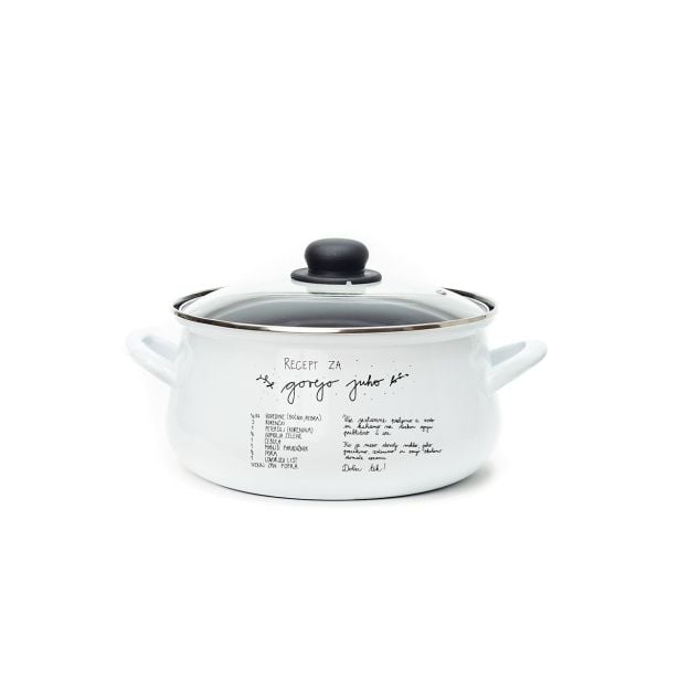 LONEC / KOZICA CUCKOO CUPS EMAJLIRAN LONEC 24 CM 6.5 LIT GOVEJA JUHA