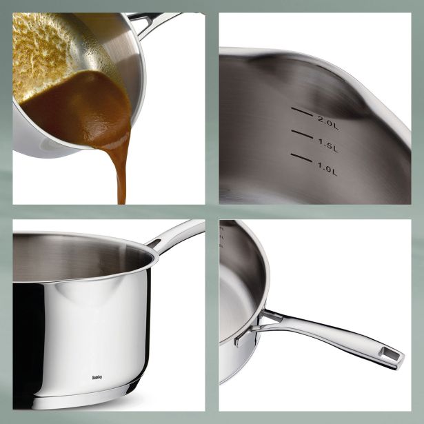 LONEC / KOZICA KELA 1.3 LIT FLAVORIA Z ROČAJEM 18/10