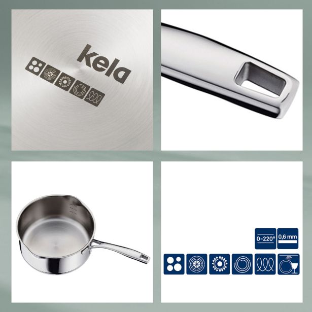 LONEC / KOZICA KELA 1.3 LIT FLAVORIA Z ROČAJEM 18/10