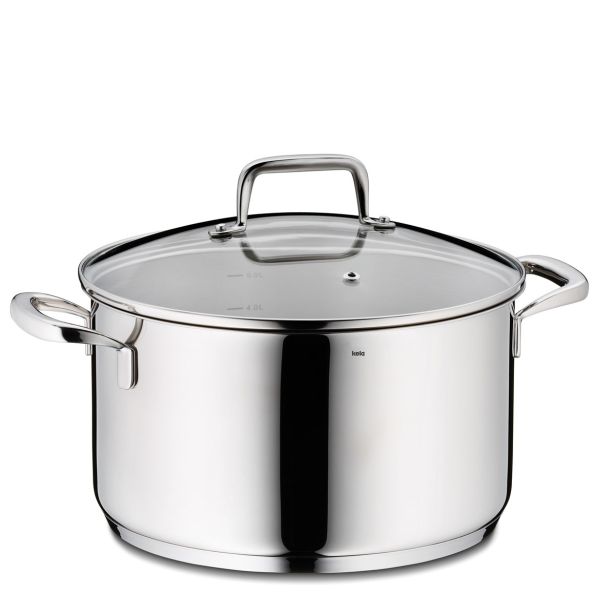 LONEC / KOZICA KELA 5.5 LIT FLAVORIA S POKROVKO 18/10