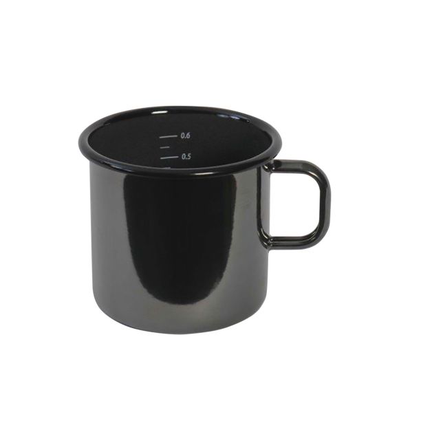 LONEC / KOZICA METALAC LONEC 0.8 L 10 CM Z MERILNO SKALO METALIK