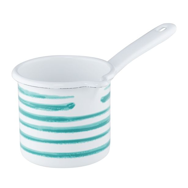 LONEC RIESS 10CM 0.75 L ZELENI PLAMEN DOLG ROČAJ Z IZLIVOM