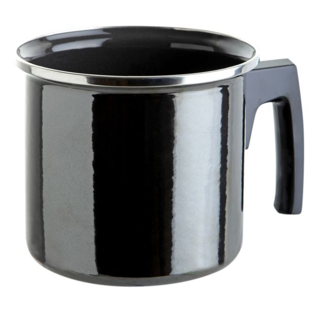 POSODA ZA TOPLE NAPITKE METALAC LONEC ZA MLEKO 1.3 L 12 CM METALIK