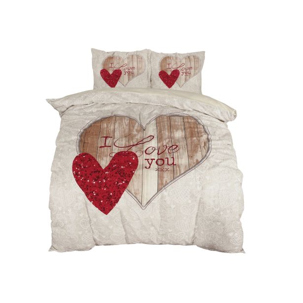 POSTELJNINA SVILANIT LOVE U 200X200/50X70 CM