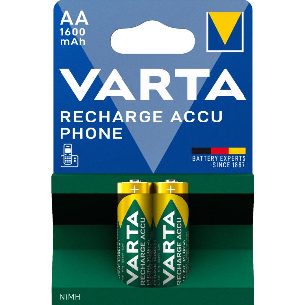 POLNILNI BATER.VLOŽEK VARTA LR06 1600MAH AAA 2/1