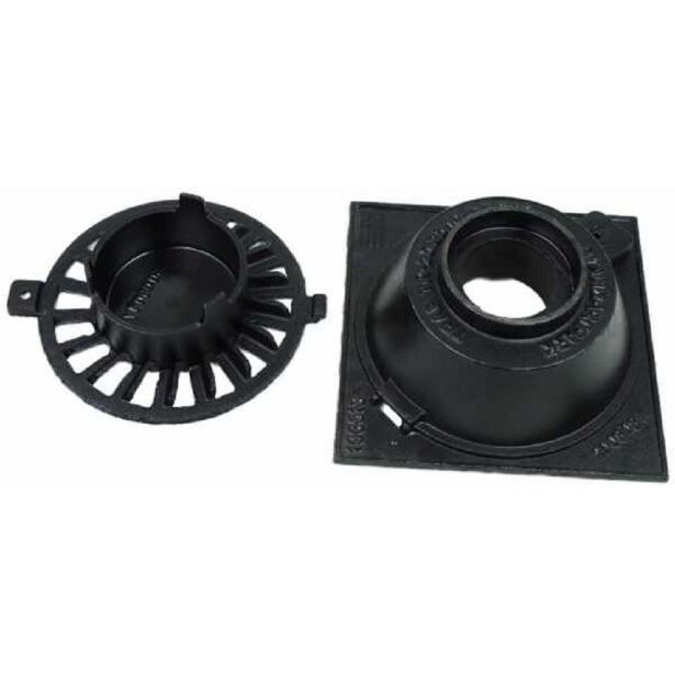 LTŽ TALNI SIFON 2PR-PRO DIMENZIJE 250X250MM S PROTIZDRSNO DESIGN REŠETKO, IZTOK DN110,OBREM.RAZ.M125