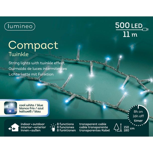 LUČKE LUMINEO COMPACT 500L, BELO/MOD. T 1100 CM, 8 FUNK., UTRIP.