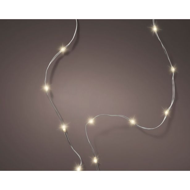 LUČKE LUMINEO FLEX STRING TOPLO BELE 240 LUČK, 18 M, 8 FUNKCIJ