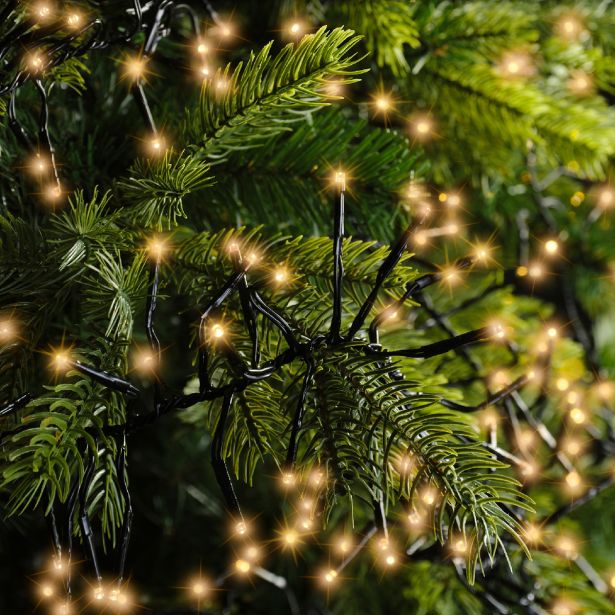 LUČKE LUMINEO CLUSTER 768L, KLASI BEL Č 700 CM, 8 FUNK., UTRIP.