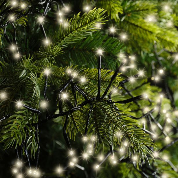 LUČKE LUMINEO CLUSTER 768L, TOPLO BEL Č 700 CM, 8 FUNK., UTRIP.