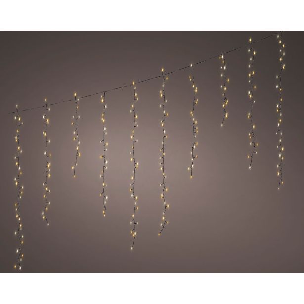 LUČKE LUMINEO LED ZAVESA 375X60 CM BELE ZUNANJE