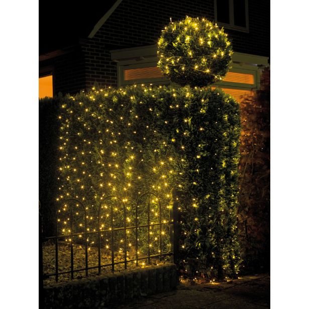 LUČKE LUMINEO MREŽA 180L, TOPLO BELA Č 200X200 CM