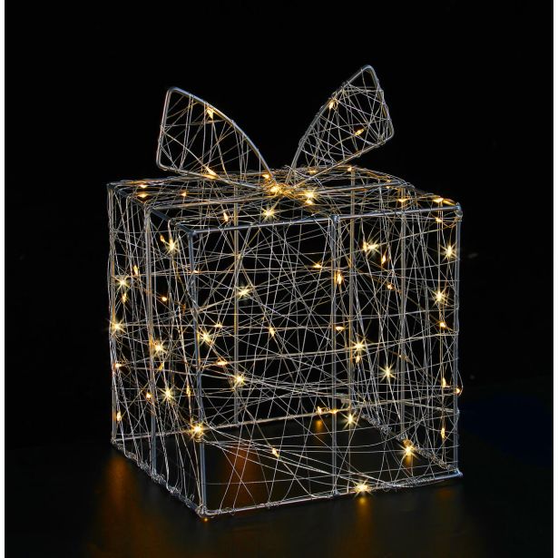 LUČKE MQ DARILNA ŠKATLA Z LUČKAMI 20X20X30 CM