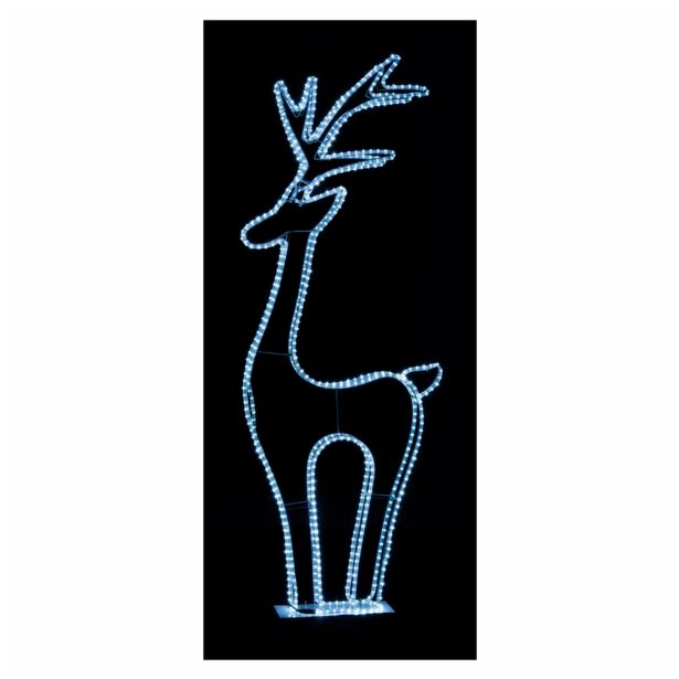 LUČKE MQ JELEN LED 200X76X16 CM BELE BARVE