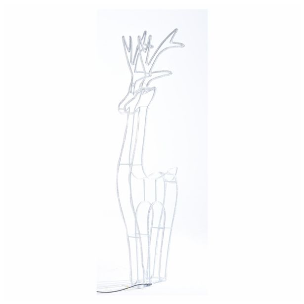 LUČKE MQ JELEN LED 200X76X16 CM BELE BARVE