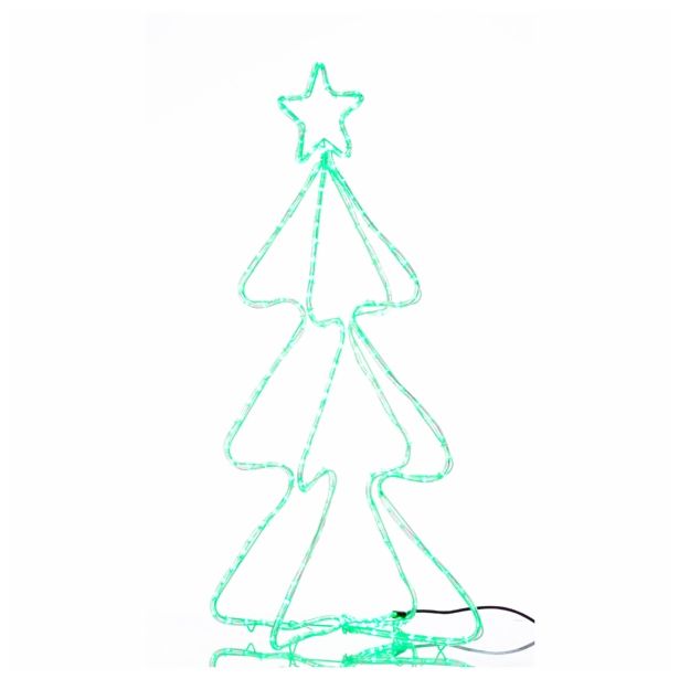 LUČKE MQ JELKA 3D LED ZELENA 120 CM( V) SVETLOBNA CEV