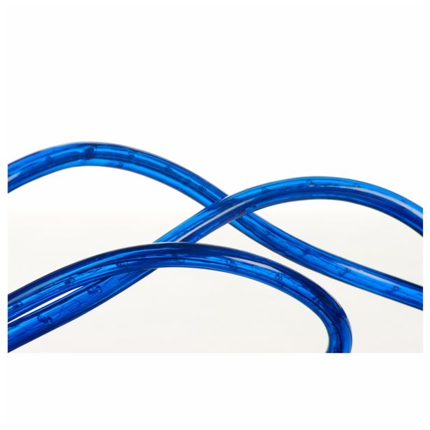 LUČKE MQ LED SVETLOBNA CEV MODRA DVOŽILNA 13 MM