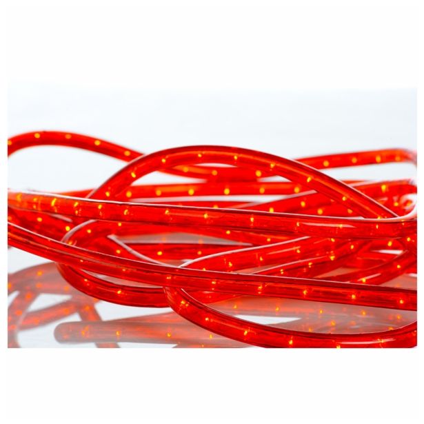 LUČKE MQ LED SVETLOBNA CEV RDEČA DVOŽILNA 13 MM