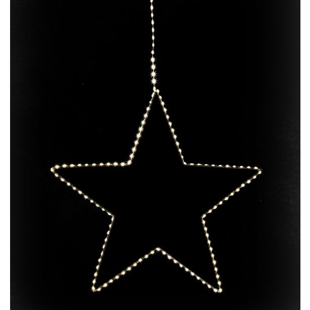 LUČKE MQ ZVEZDA Z LUČKAMI 58X55 CM