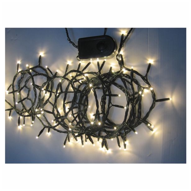 LUČKE UNICOM 120 LED TOPLO BELE 8 PROGRAMSKO UTRIPANJE