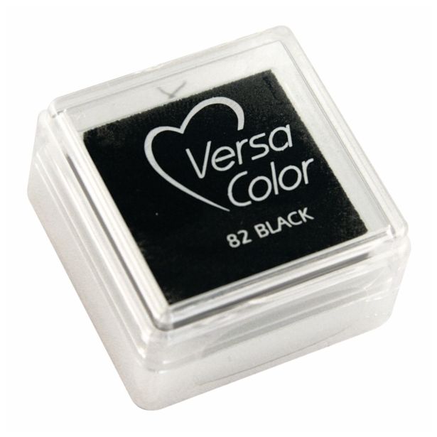 LUKNJAČ,ŠTAMPILJKA,ŠABLON RAYHER BLAZINICA ŽIGE VERSACOLOR ČRNA, 2.5X2.5 CM