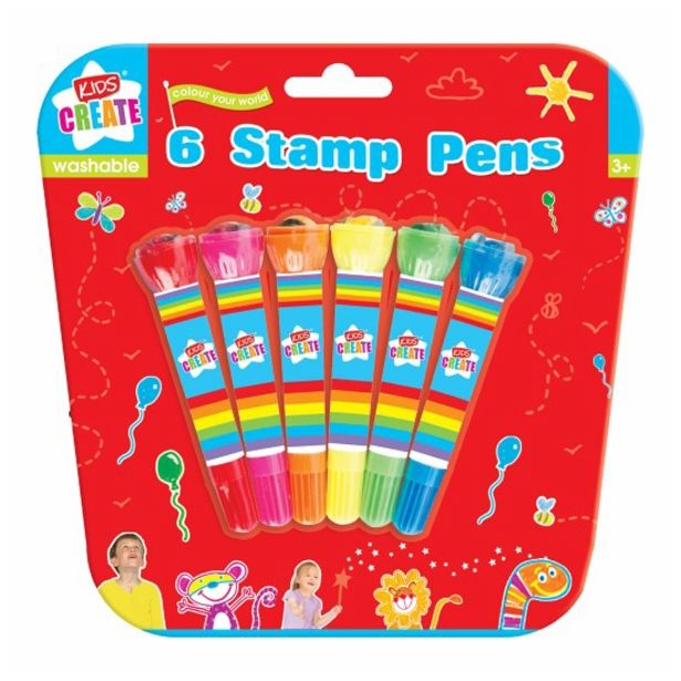 LUKNJAČ,ŠTAMPILJKA,ŠABLON RAYHER FLOMASTRI S ŠTEMPILJKAMI USTVARJALNI SET 6/1