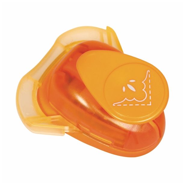 LUKNJAČ,ŠTAMPILJKA,ŠABLON RAYHER LUKNJAČ ZA VOGALE, CVET IZSEK 2.54 CM