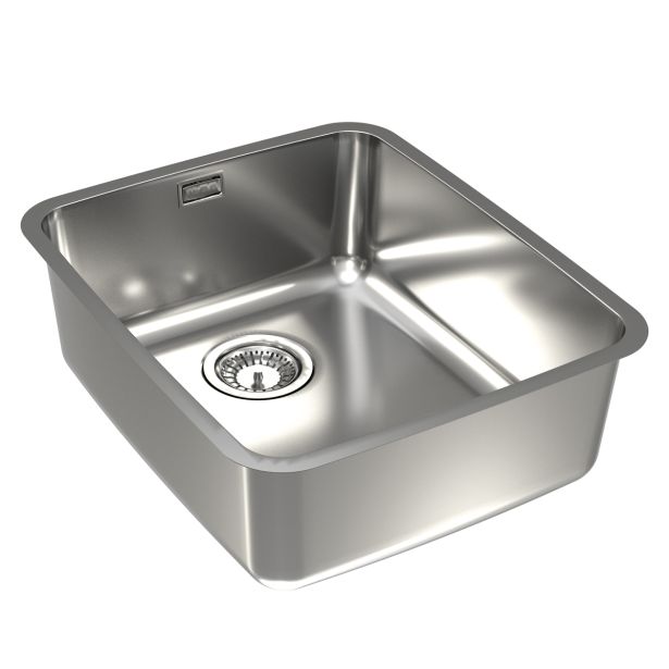 NERJAVNO POMIVALNO KORITO ALVEUS LUNO 40, SATIN 480X400 MM