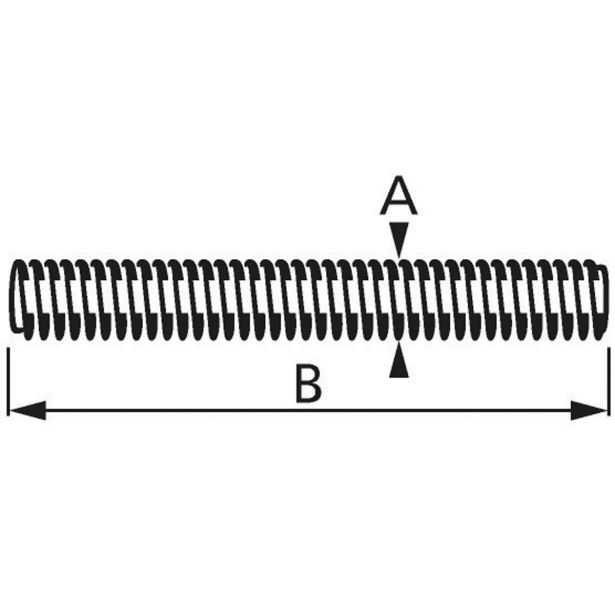 NAVOJNA PALICA DIN 975 M-10X330 A2F 4.8 V ZAVITKU JE 2 KOS