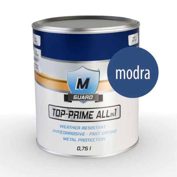 M-GUARD TOP-PRIME ALLIN1 RAL 5010 MODRI 0,75L