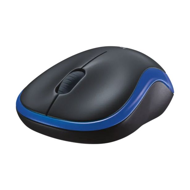 MIŠKA/KAZALNIK LOGITECH M185 BREZŽIČNA, MODRA