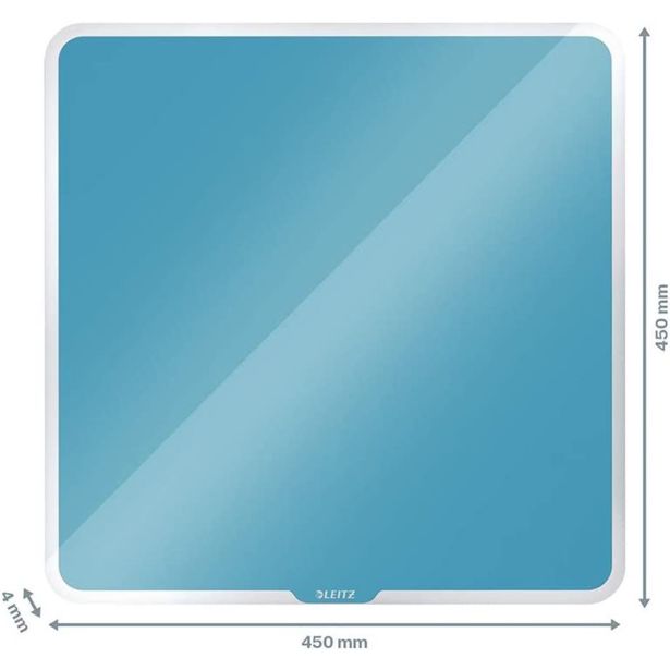 MAGNETNA TABLA LEITZ COSY-WOW COSY MODRA 45X46 STEKLENA