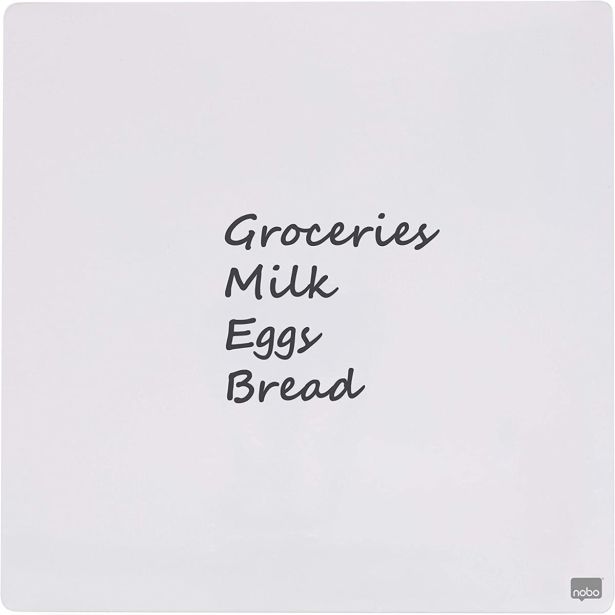 MAGNETNA TABLA NOBO TABLE QUARTER 36X36 CM BELA 1903802