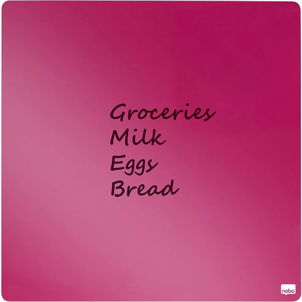 MAGNETNA TABLA NOBO TABLE QUARTER 36X36 CM ROZA 1903803