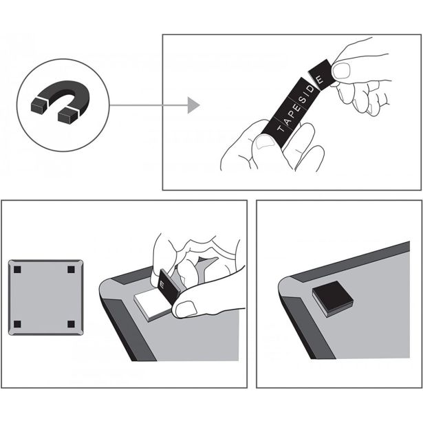 MAGNETNA TABLA NOBO TABLE QUARTER 58.5X19 CM PLANER TEDENSKI 1903780