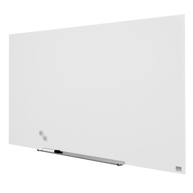 MAGNETNA TABLA NOBO TABLE STEKLENA 126.4X71.1 CM DIAMOND BELA 1905177