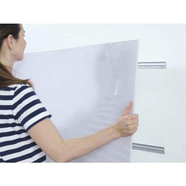 MAGNETNA TABLA NOBO TABLE STEKLENA 126.4X71.1 CM DIAMOND BELA 1905177