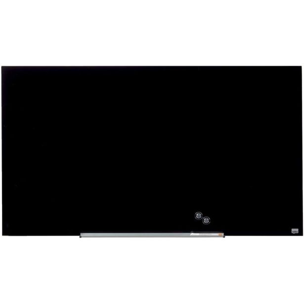 MAGNETNA TABLA NOBO TABLE STEKLENA 126.4X71.1 CM DIAMOND ČRNA 1905181