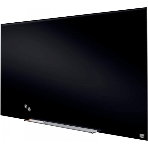 MAGNETNA TABLA NOBO TABLE STEKLENA 126.4X71.1 CM DIAMOND ČRNA 1905181